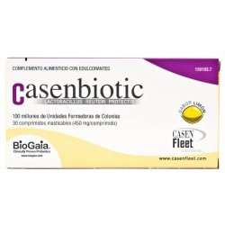 Casenbiotic 30 Comprimidos Masticables Sabor Limón