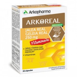 Arkoreal Jalea Real Vitaminada 250 mg 30 Cápsulas