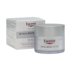 Eucerin Hyaluron-Filler + Elasticity Crema Día Piel Seca 50 ml tarro
